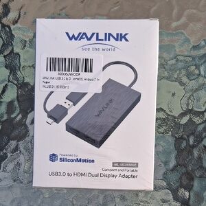 USB 3.0 to HDMI Dual Display Adapter - Gray